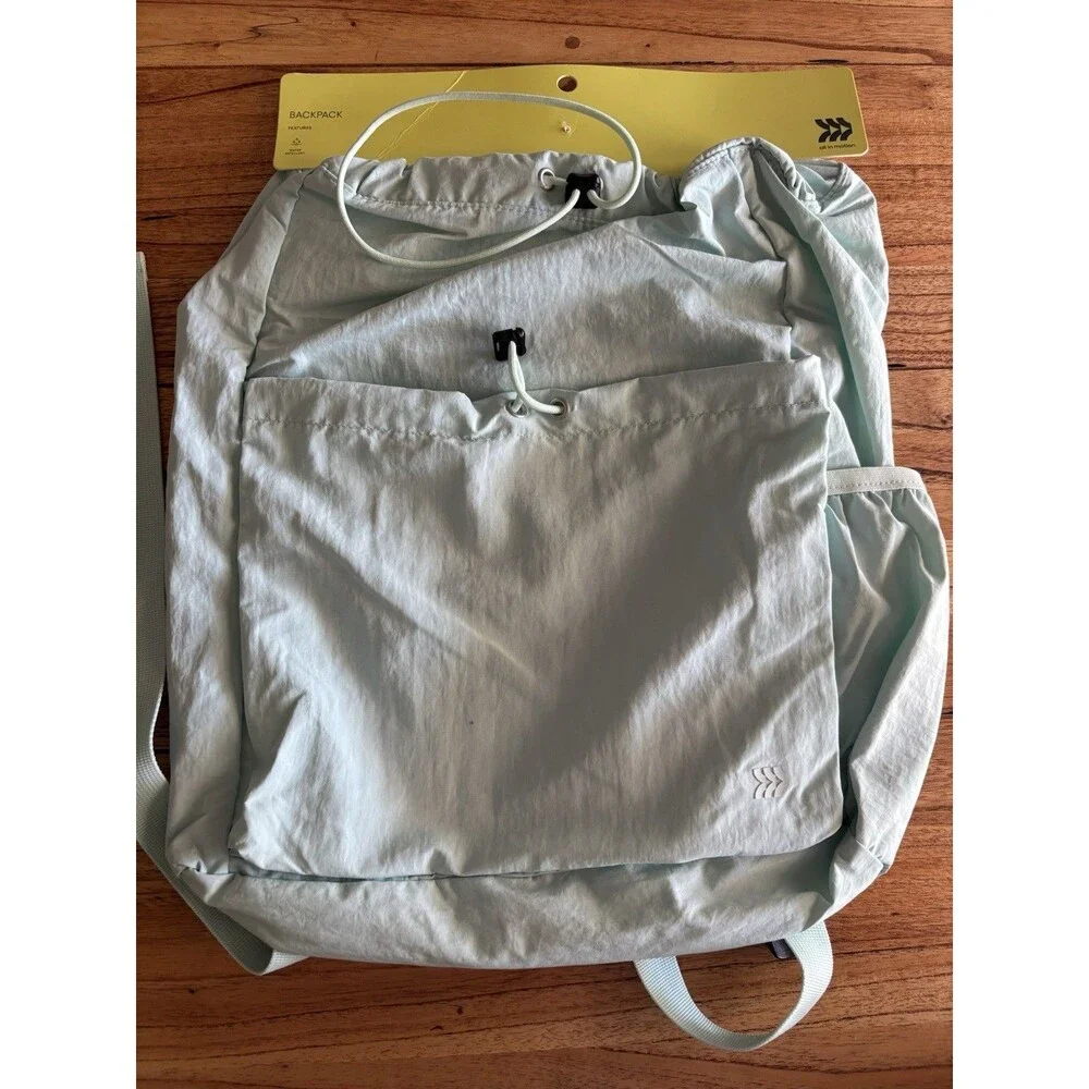 NEW ALL IN MOTION™ 20L CINCH BACKPACK Mint Water Repellent